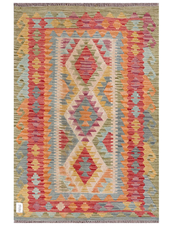 Maimana Afghanistan Kilim Rug - 154 x105 cm