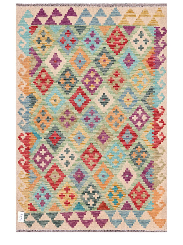Maimana Afghanistan Kilim Rug - 152 x104 cm
