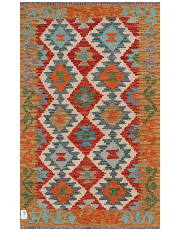 Maimana Afghanistan Kilim Rug - 160 x102 cm