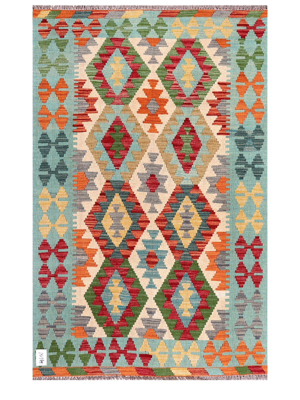 Maimana Afghanistan Kilim Rug - 156 x101 cm