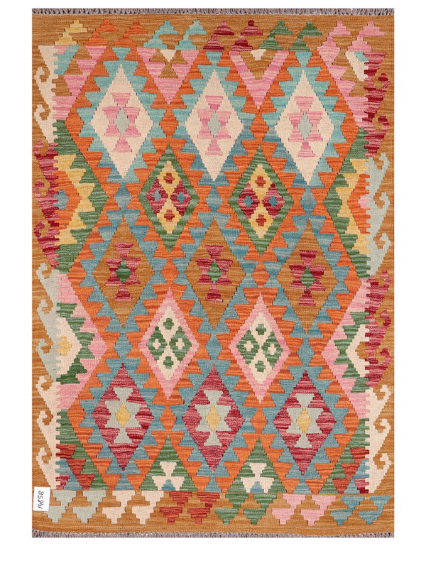 Maimana Afghanistan Kilim Rug - 152 x104 cm