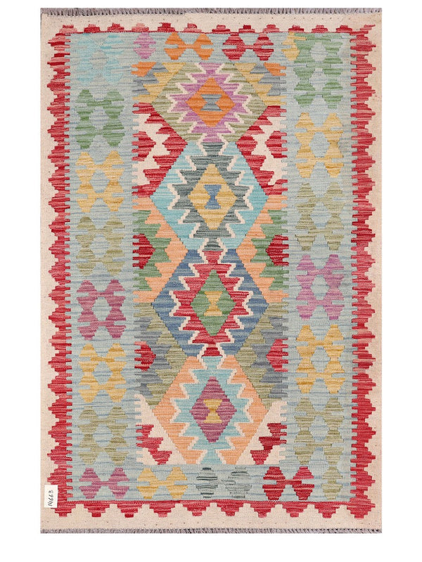 Maimana Afghanistan Kilim Rug - 157 x102 cm