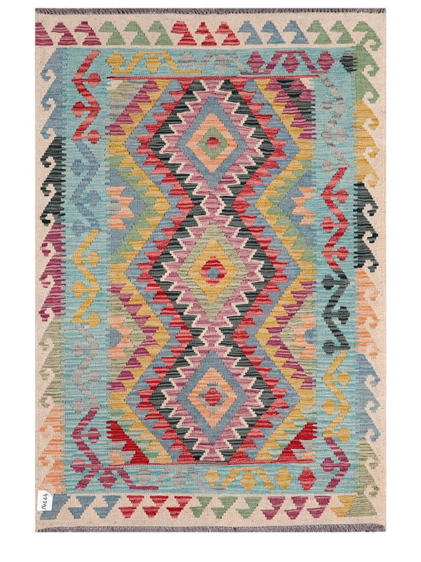 Maimana Afghanistan Kilim Rug - 161 x108 cm