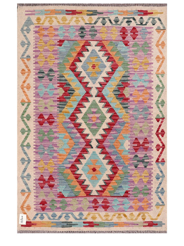 Maimana Afghanistan Kilim Rug - 156 x102 cm