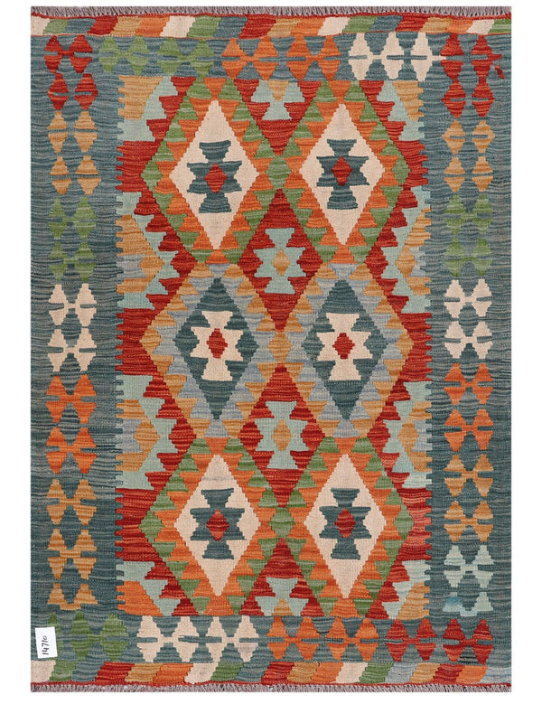 Maimana Afghanistan Kilim Rug - 149 x108 cm