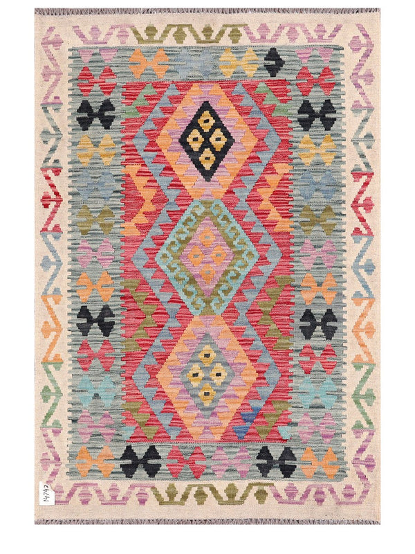 Maimana Afghanistan Kilim Rug - 149 x100 cm