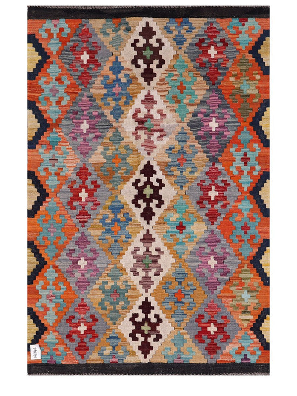 Maimana Afghanistan Kilim Rug - 152 x103 cm