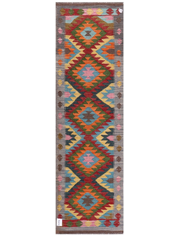 Maimana Afghanistan Kilim Rug - 200 x60 cm