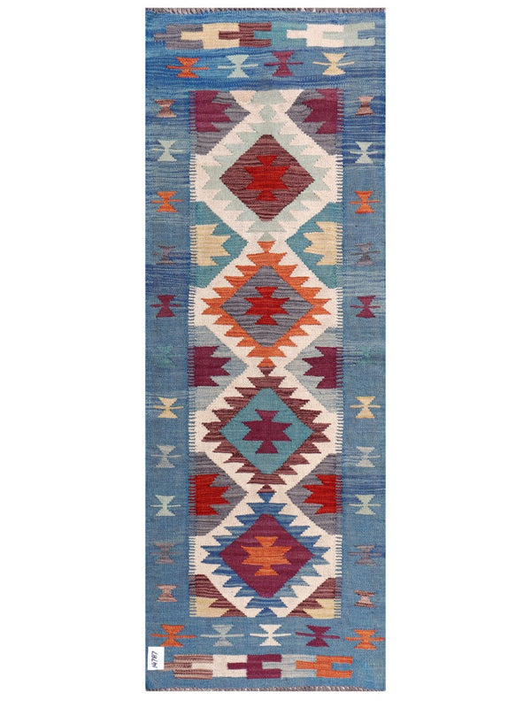 Maimana Afghanistan Kilim Rug - 174 x63 cm