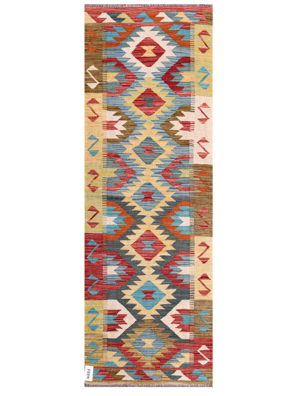 Maimana Afghanistan Kilim Rug - 183 x63 cm