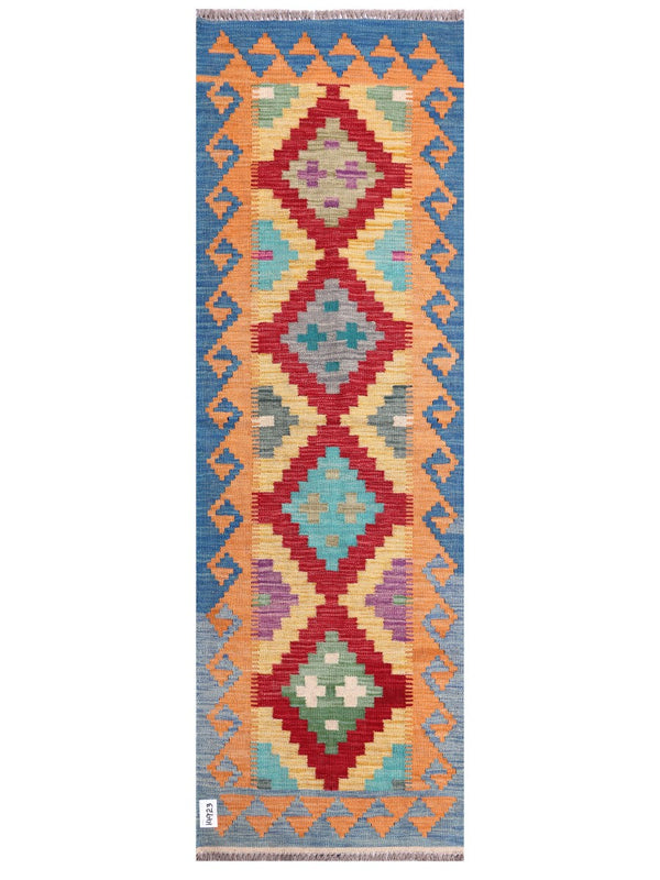 Maimana Afghanistan Kilim Rug - 199 x64 cm