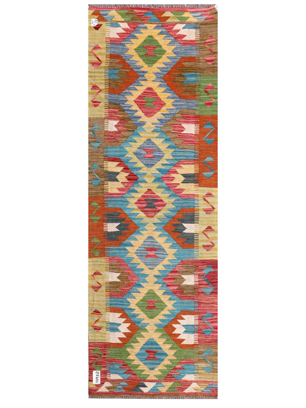 Maimana Afghanistan Kilim Rug - 184 x62 cm