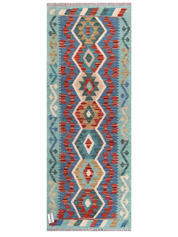 Maimana Afghanistan Kilim Rug - 168 x64 cm