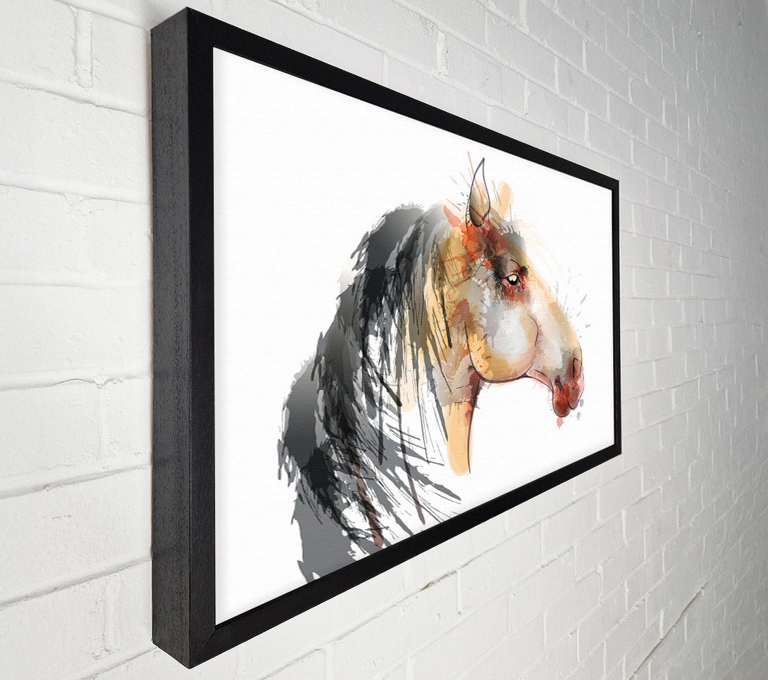  A Canvas Print of Horse Mane Canvas Art