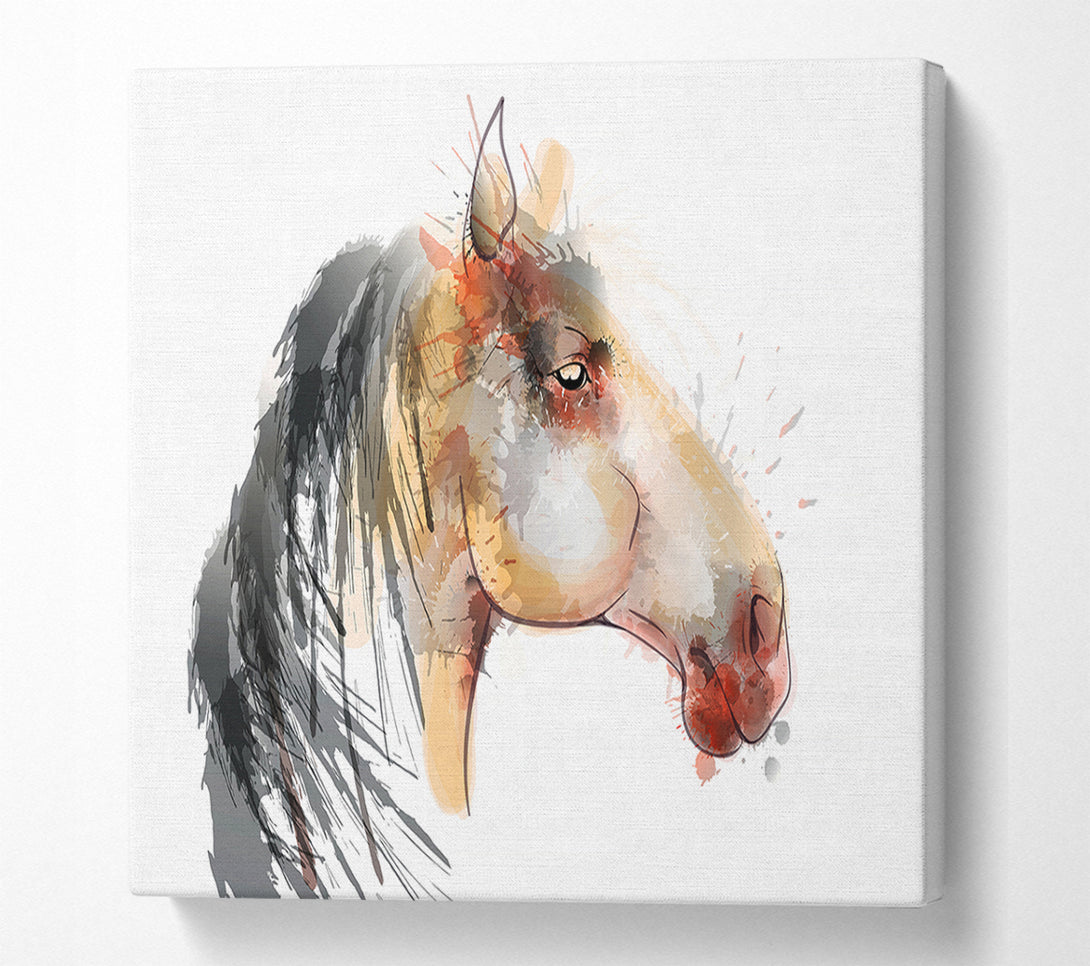  A Canvas Print of Horse Mane Canvas Art