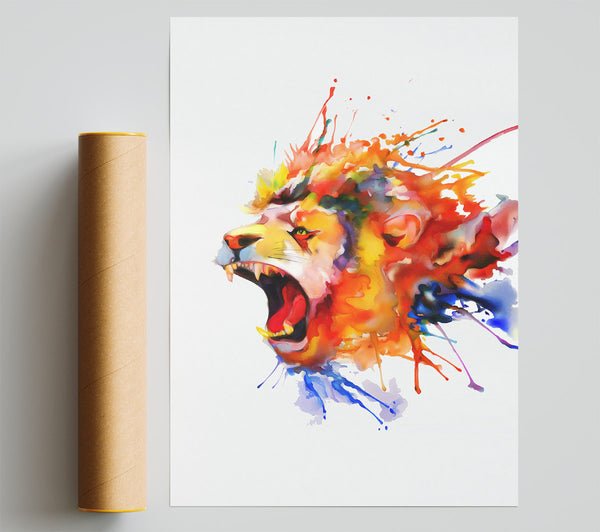 Roaring Lion Poster