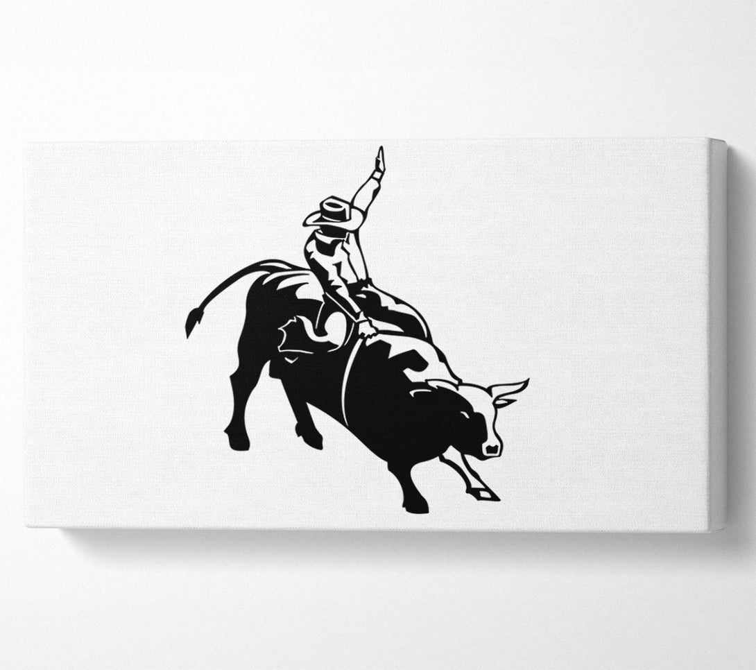  A Canvas Print of Cowboy Rider Canvas Wall Art