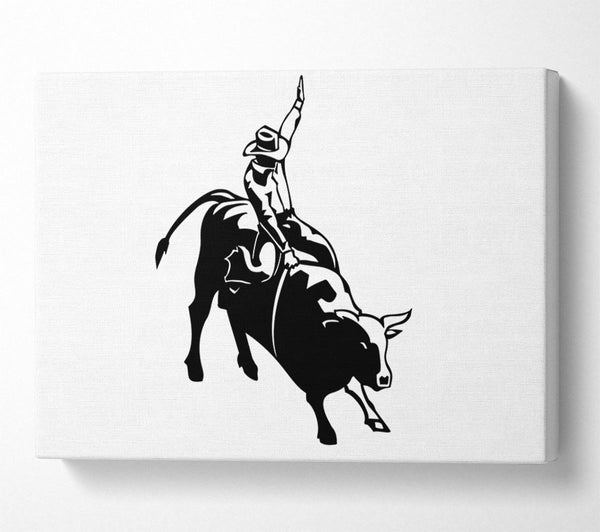  A Canvas Print of Cowboy Rider Canvas Wall Art