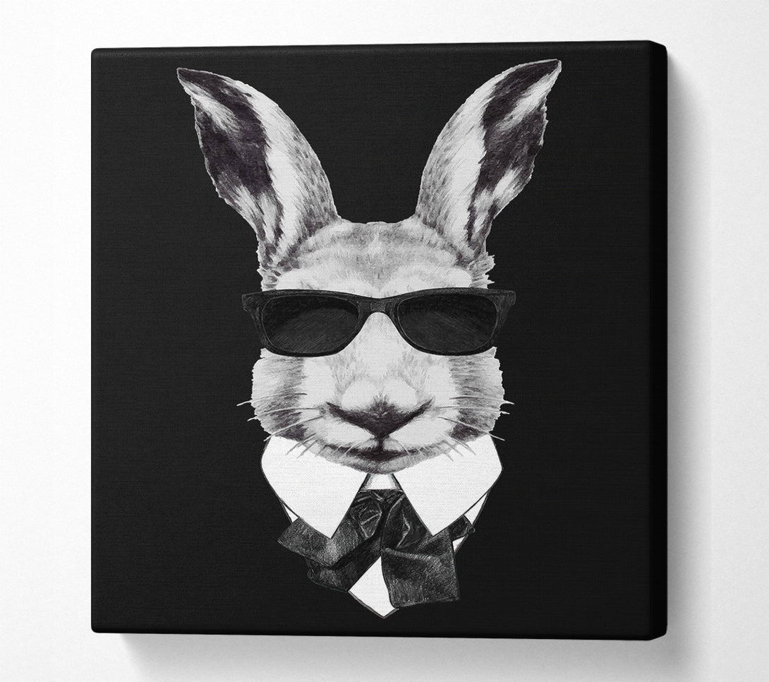  A Canvas Print of Mafia Rabbit Canvas Art