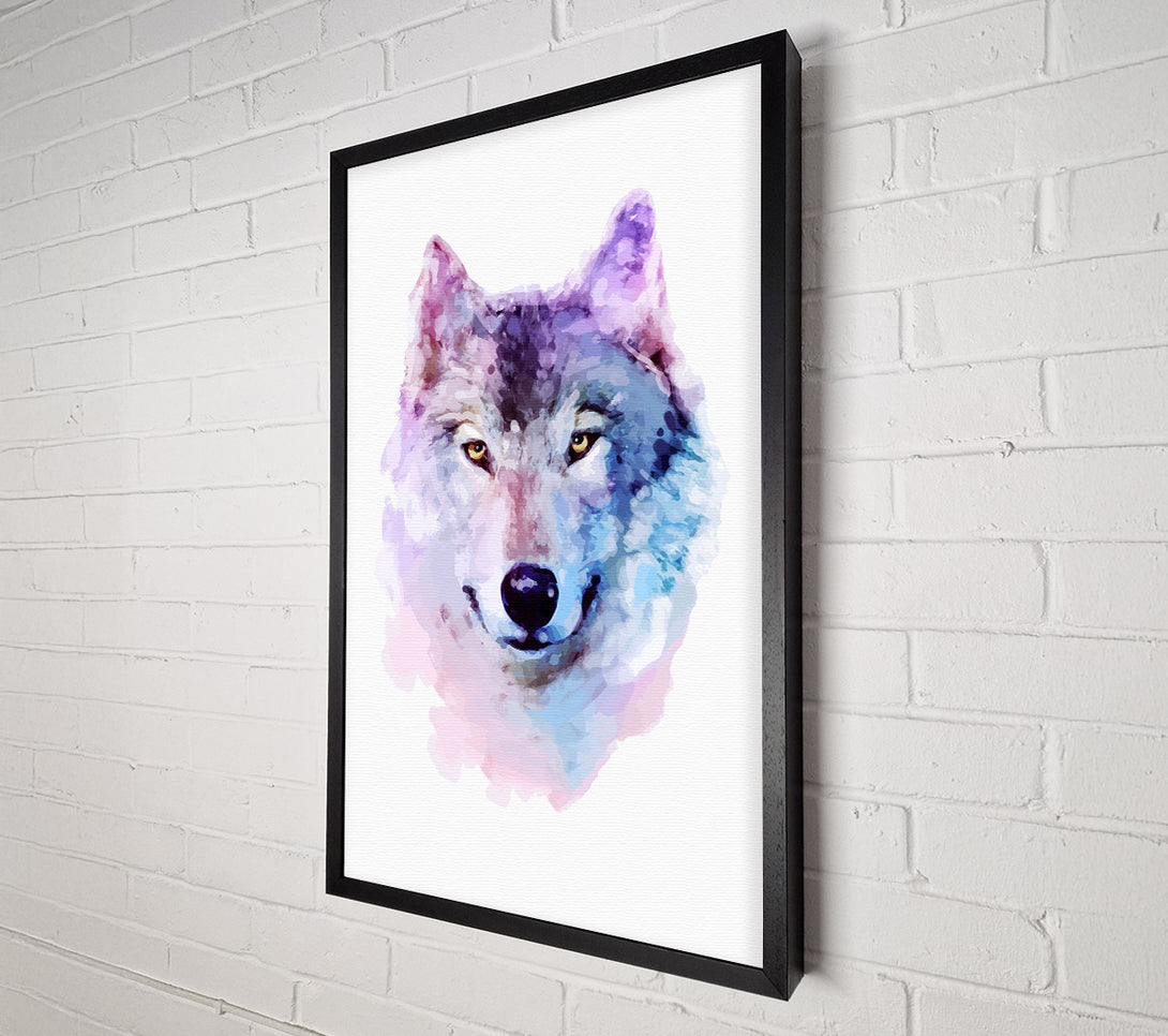  A Canvas Print of Stunning Wolf Canvas Art