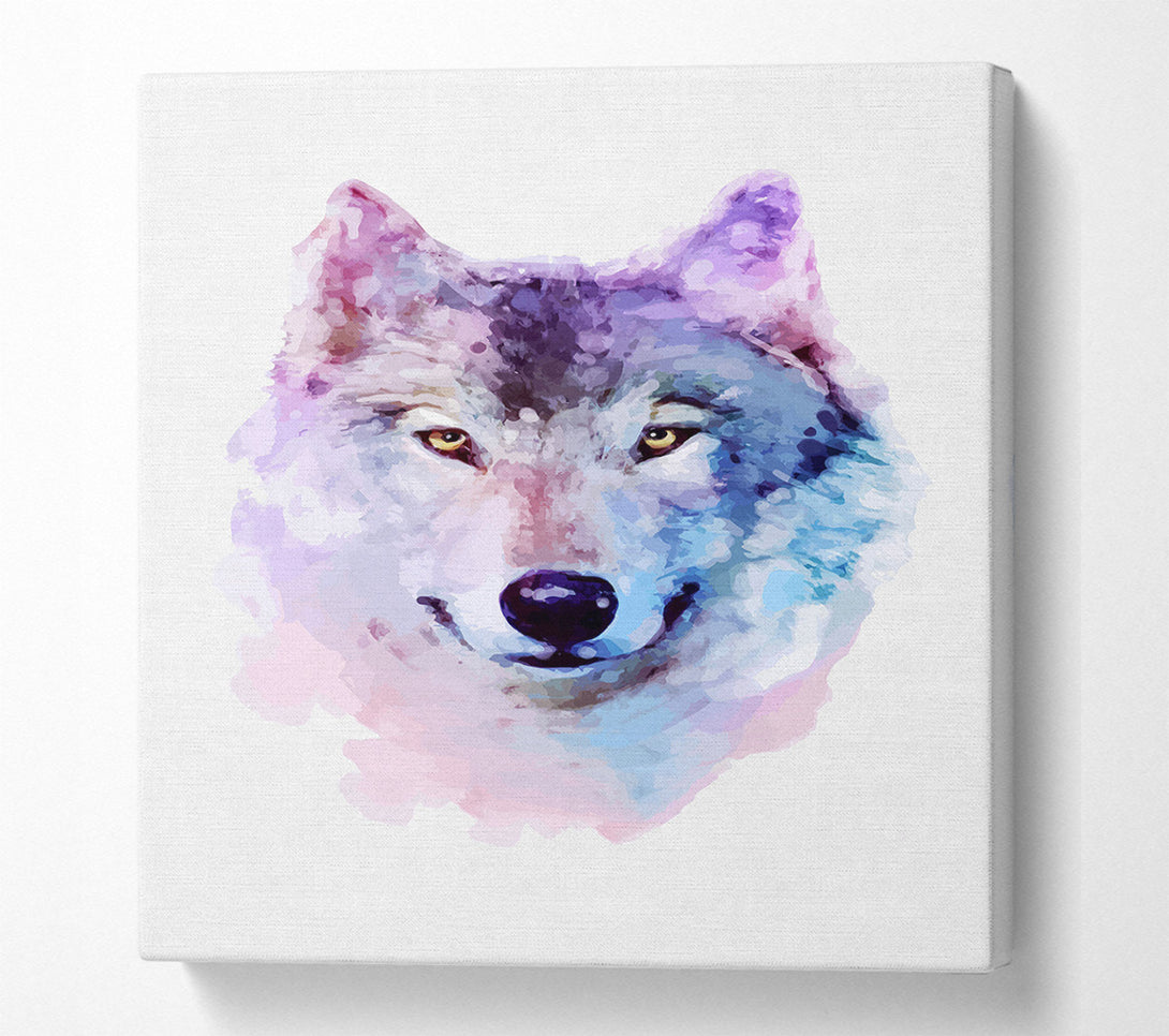  A Canvas Print of Stunning Wolf Canvas Art