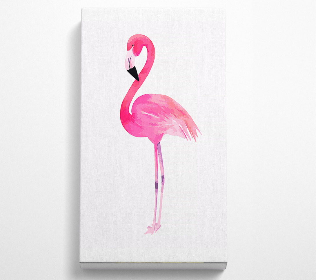  A Canvas Print of Pink Flamingo Canvas Art