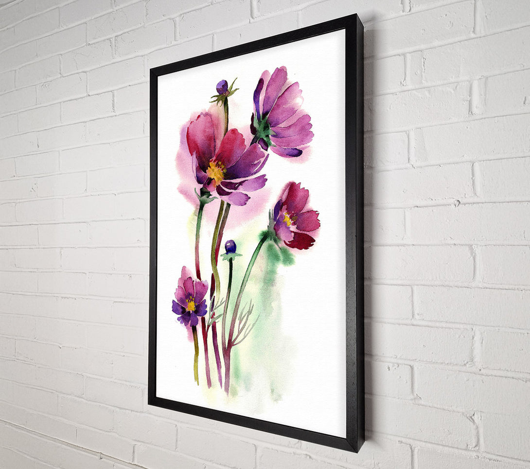  A Canvas Print of Wild Flower Beauty Canvas Wall Art