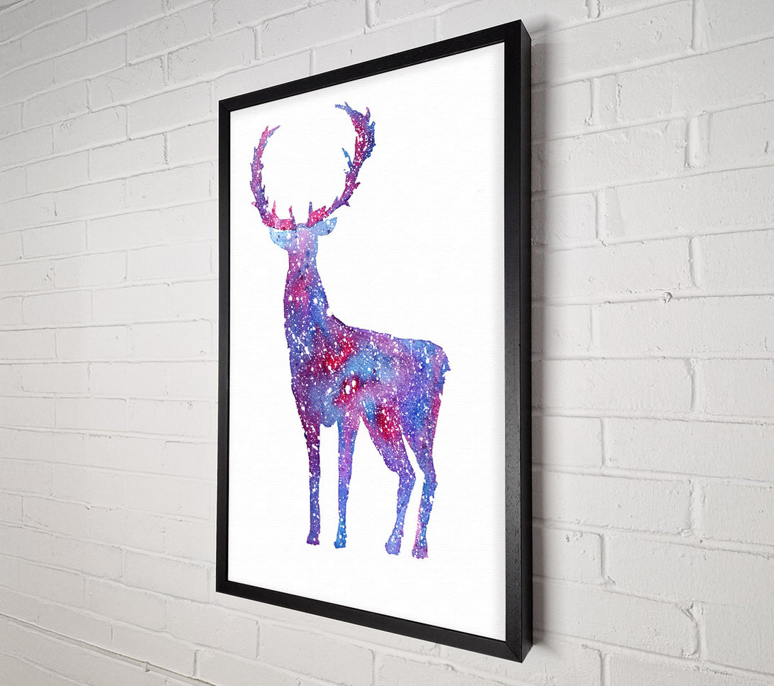  A Canvas Print of Stag Sparkle Canvas Wall Art