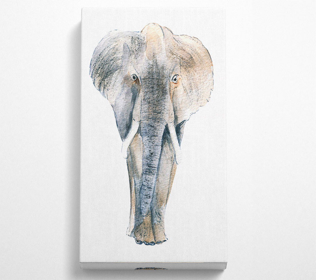  A Canvas Print of Elephant Drawing Canvas Art
