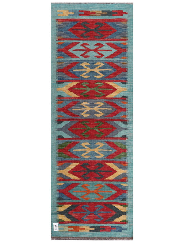 Maimana Afghanistan Kilim Rug - 197 x70 cm