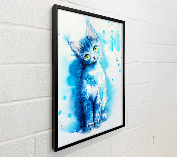 Blue Cat Listening