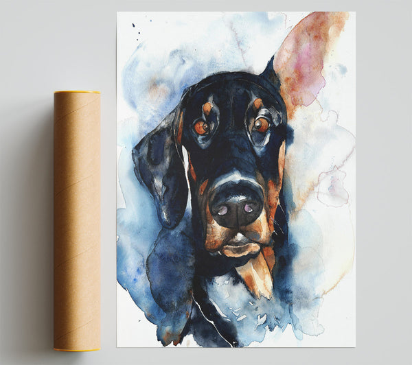 Doppy Dalmation Dog Giclee Print
