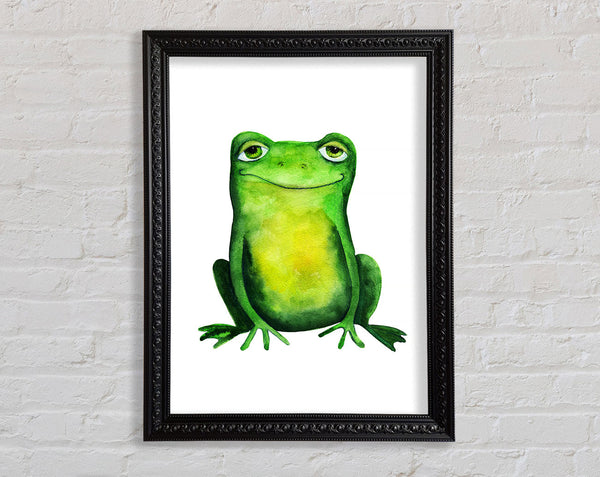 Dreamy Frog Framed Print