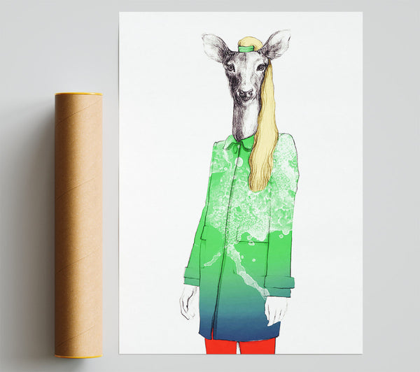 Female Deer Francis Print