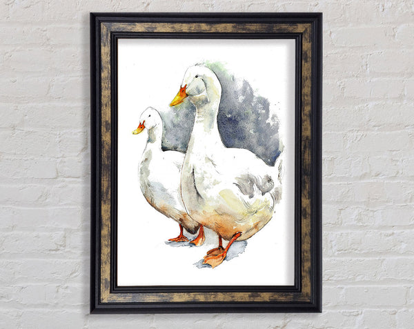 Geese Framed Print