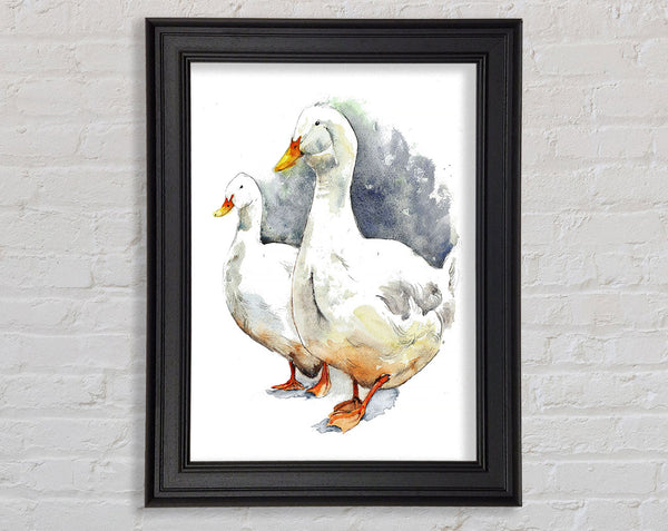 Geese Framed Print