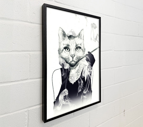Audrey Hepburn Cat