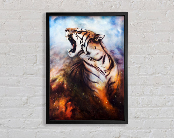Roaring Tiger Framed Print