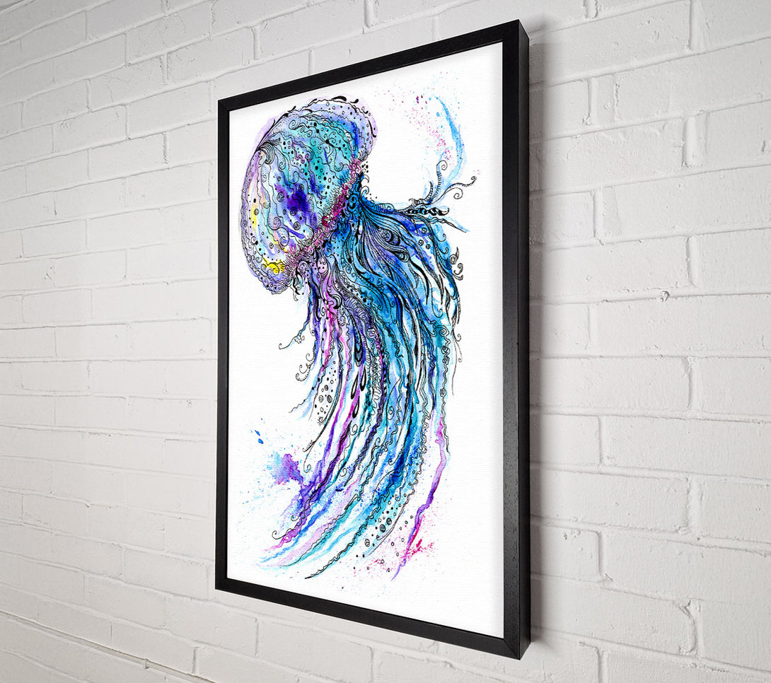  A Canvas Print of Jellyfish Beauty Canvas Art
