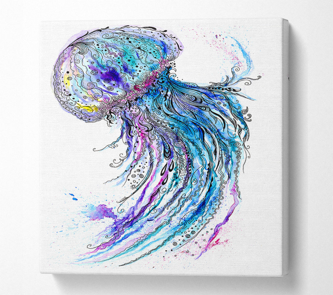  A Canvas Print of Jellyfish Beauty Canvas Art