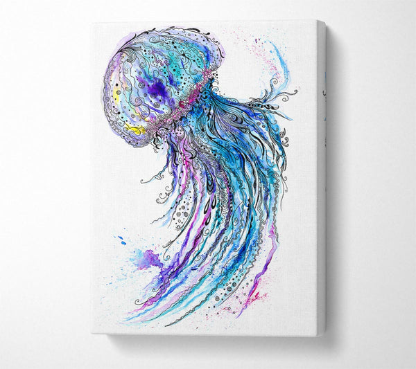  A Canvas Print of Jellyfish Beauty Canvas Art