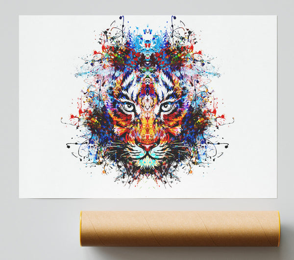 Tiger Colours Poster