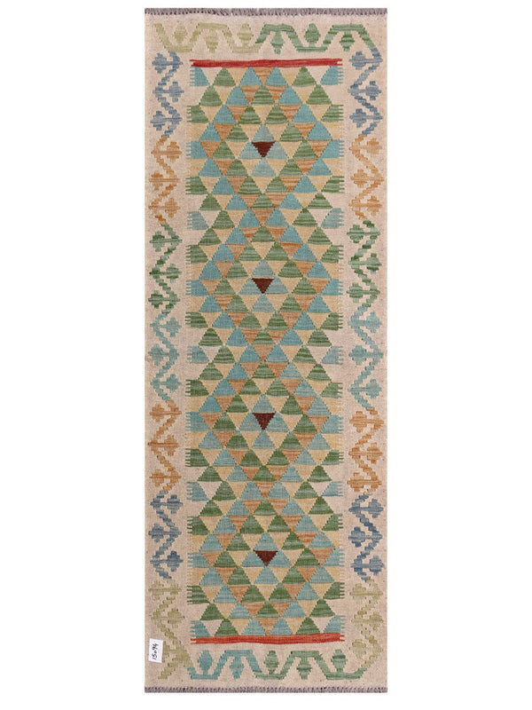 Maimana Afghanistan Kilim Rug - 195 x71 cm