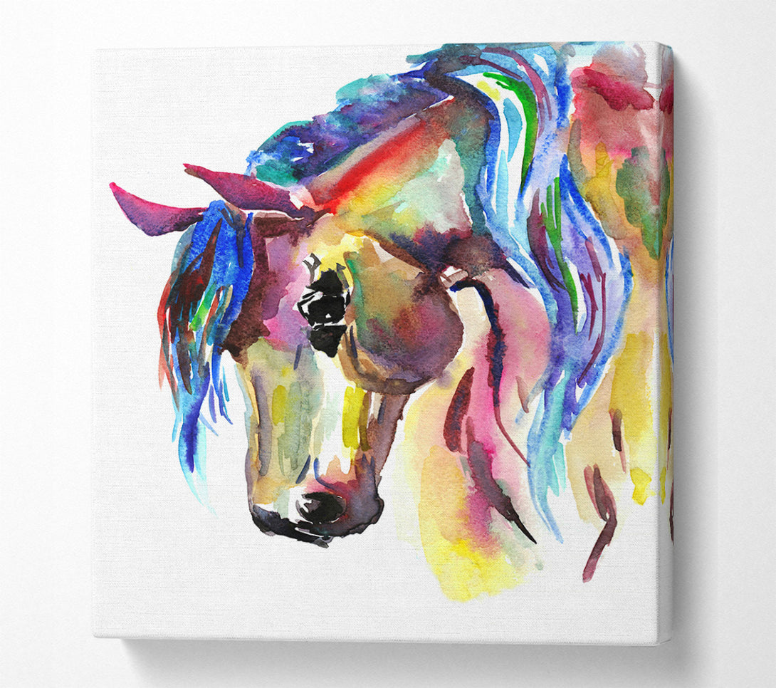  A Canvas Print of Unicorn Horse Canvas Art