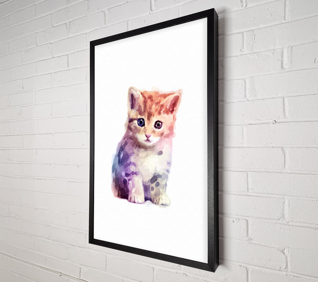  A Canvas Print of Cute Kitten Canvas Print