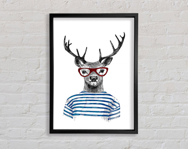 Steve The Stag 1 Framed Print