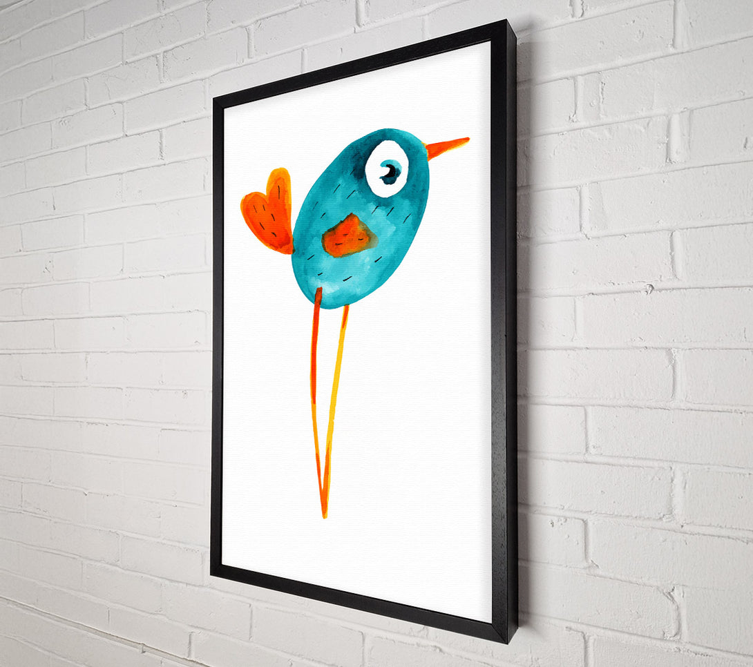  A Canvas Print of Heart Tailed Bird Canvas Art