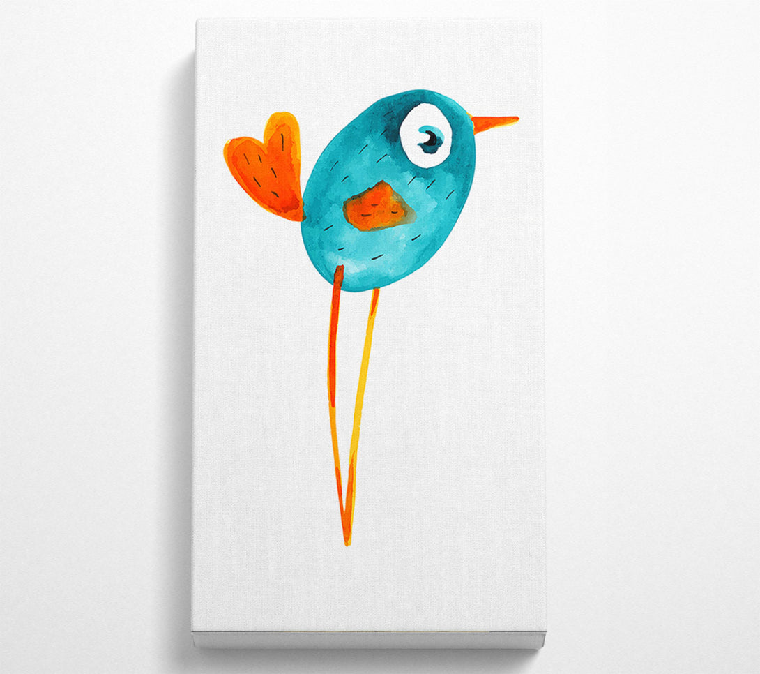  A Canvas Print of Heart Tailed Bird Canvas Art