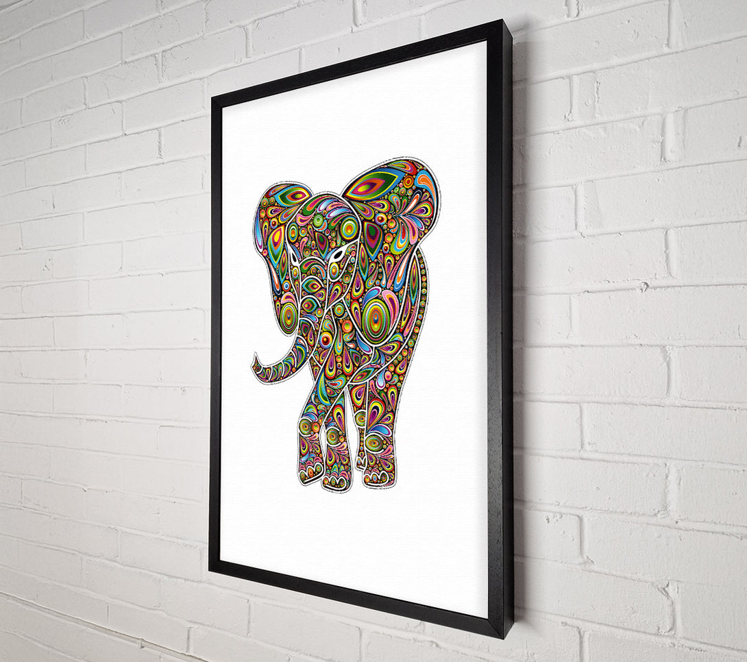  A Canvas Print of Indian Elephant 2 Canvas Print