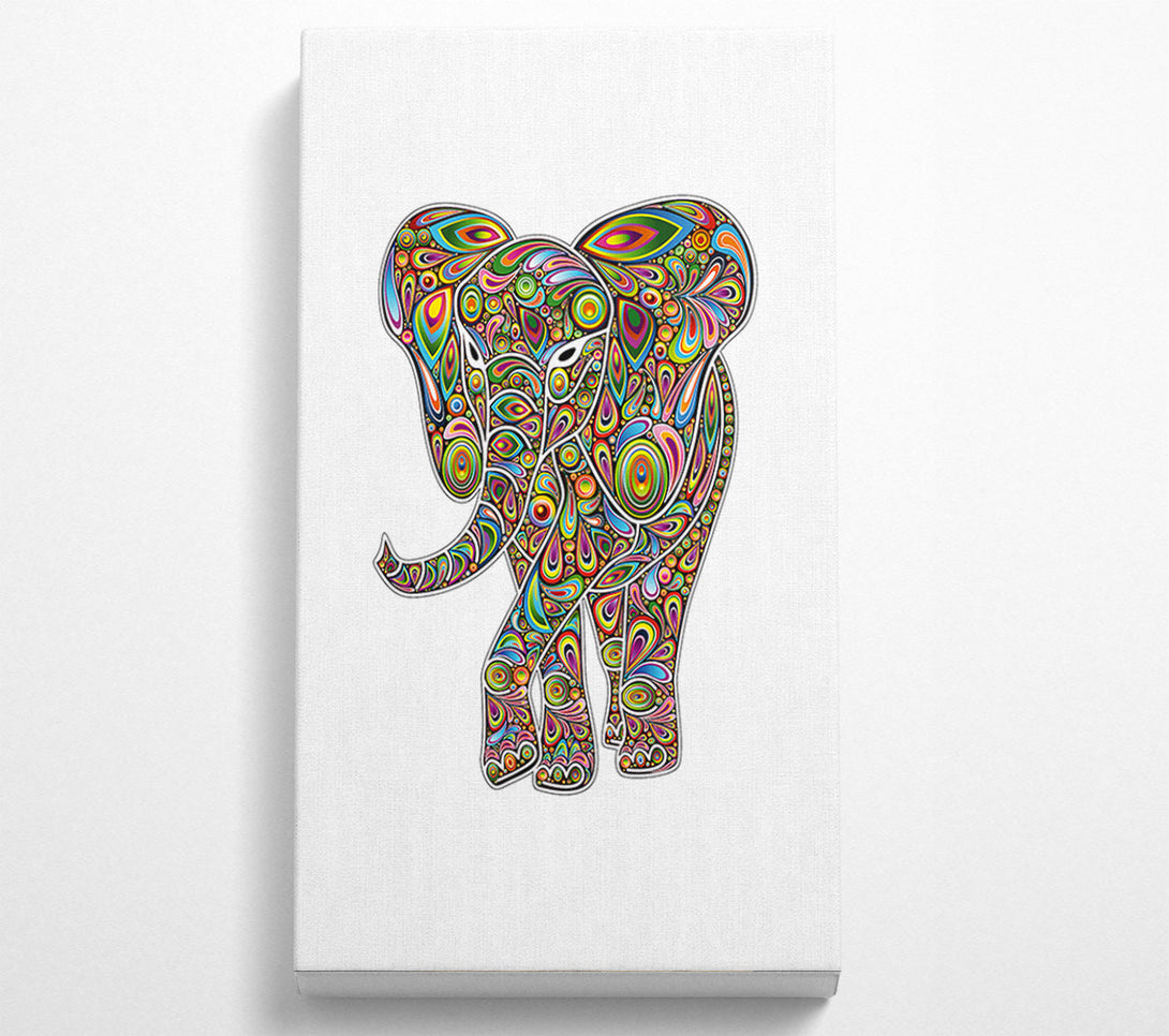  A Canvas Print of Indian Elephant 2 Canvas Print